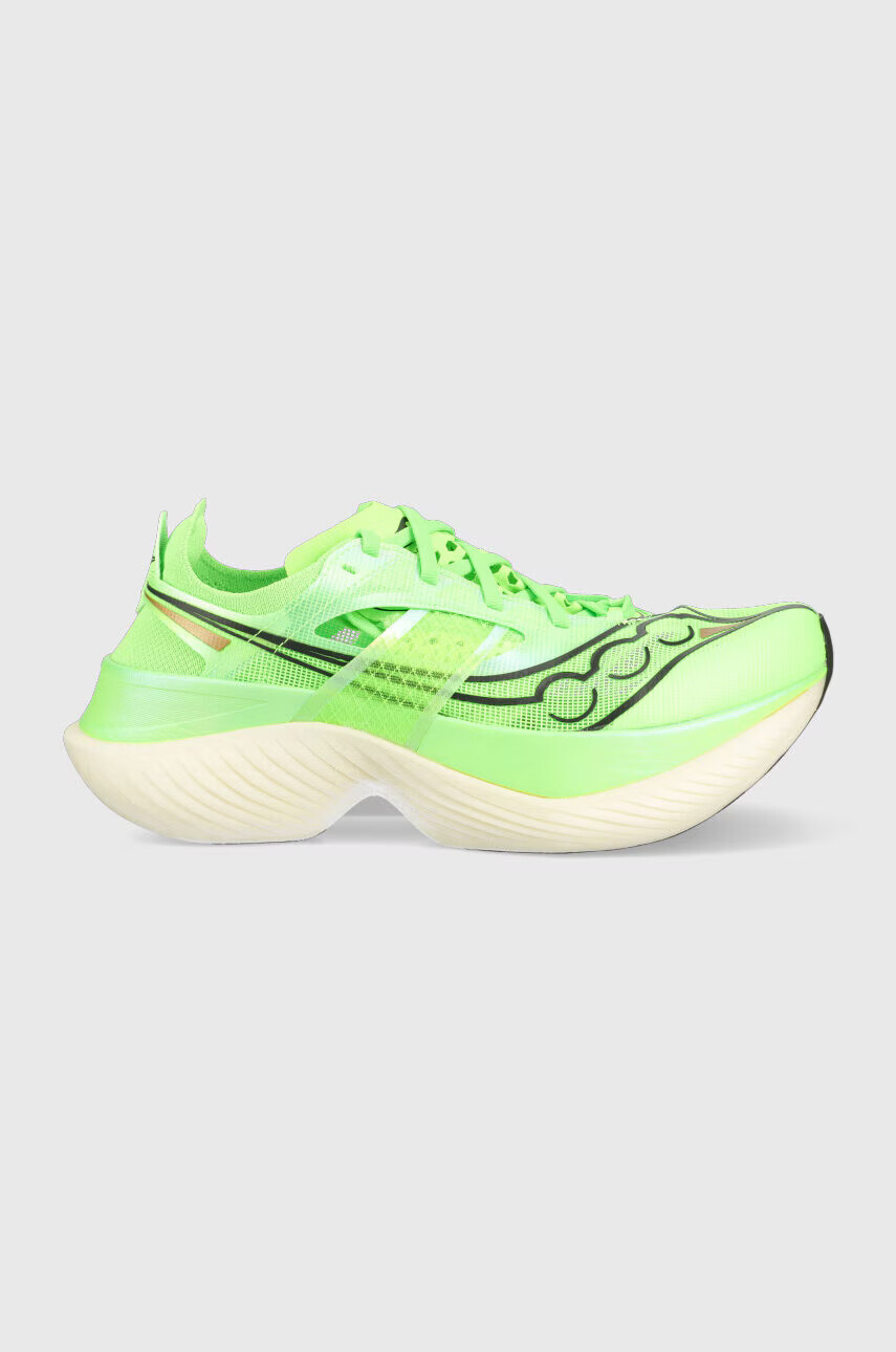 Saucony Обувки за бягане Endorphin Elite в зелено - Pepit.bg