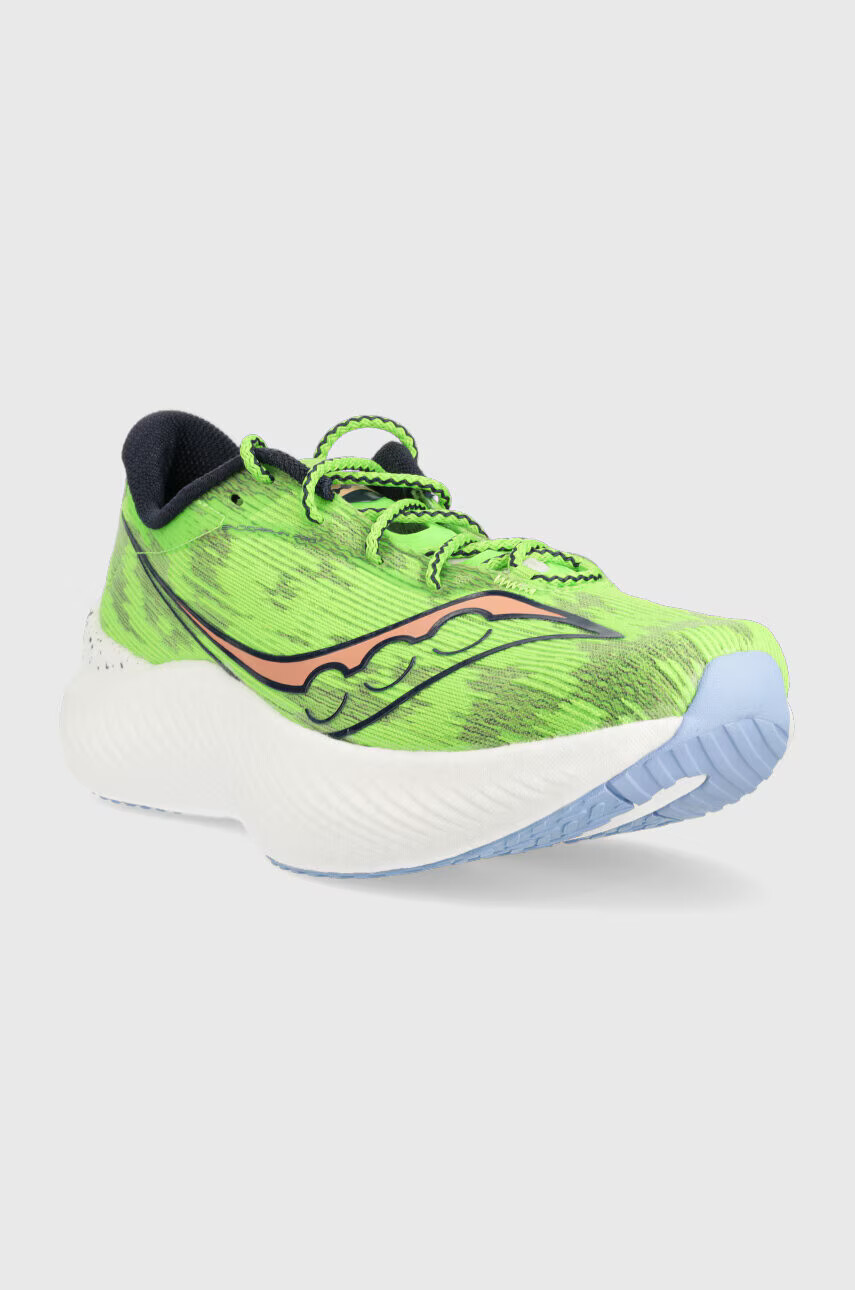 Saucony Обувки за бягане Endorphin Pro 3 в зелено - Pepit.bg