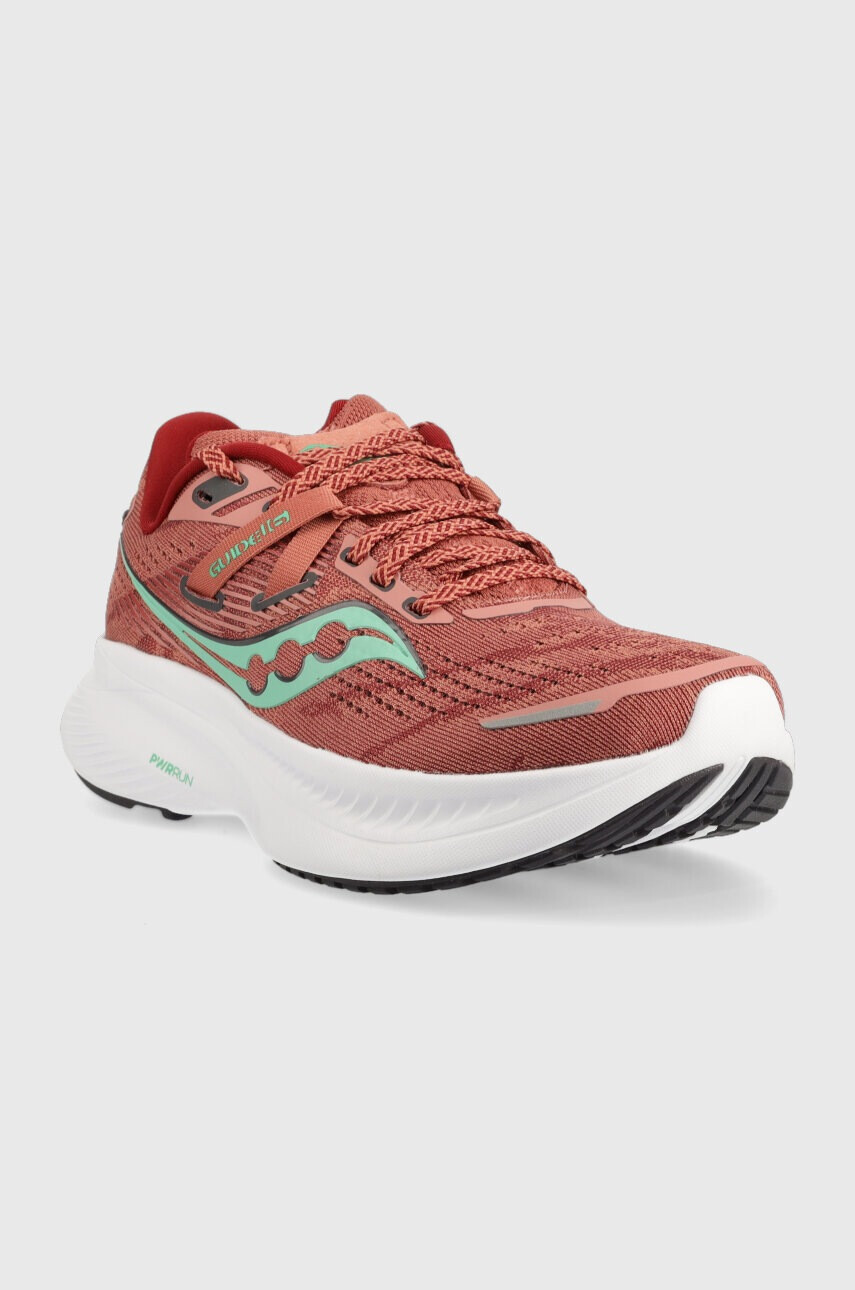 Saucony Обувки за бягане Guide 16 в червено - Pepit.bg