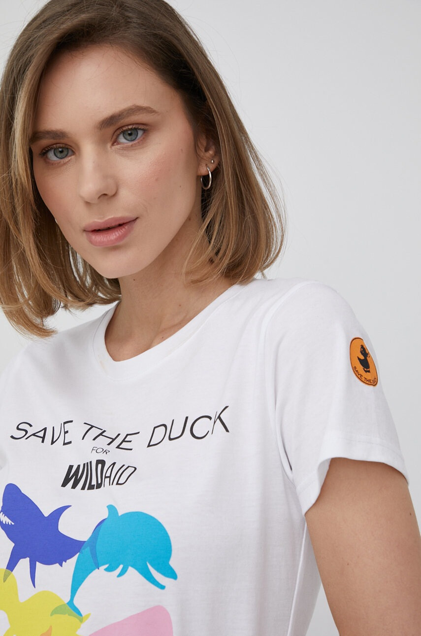 Save The Duck Памучна тениска - Pepit.bg