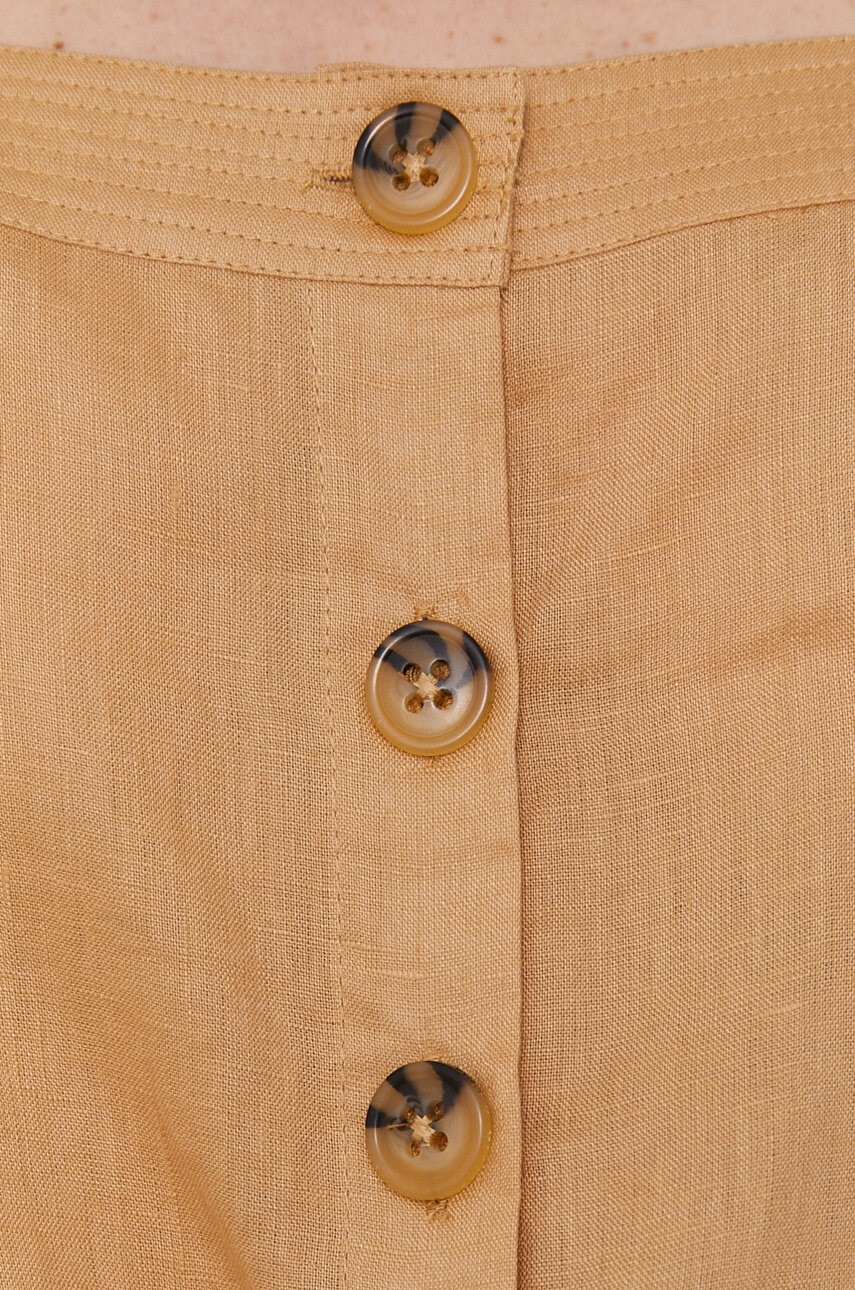 Scotch & Soda Блуза дамска в жълто с изчистен дизайн - Pepit.bg