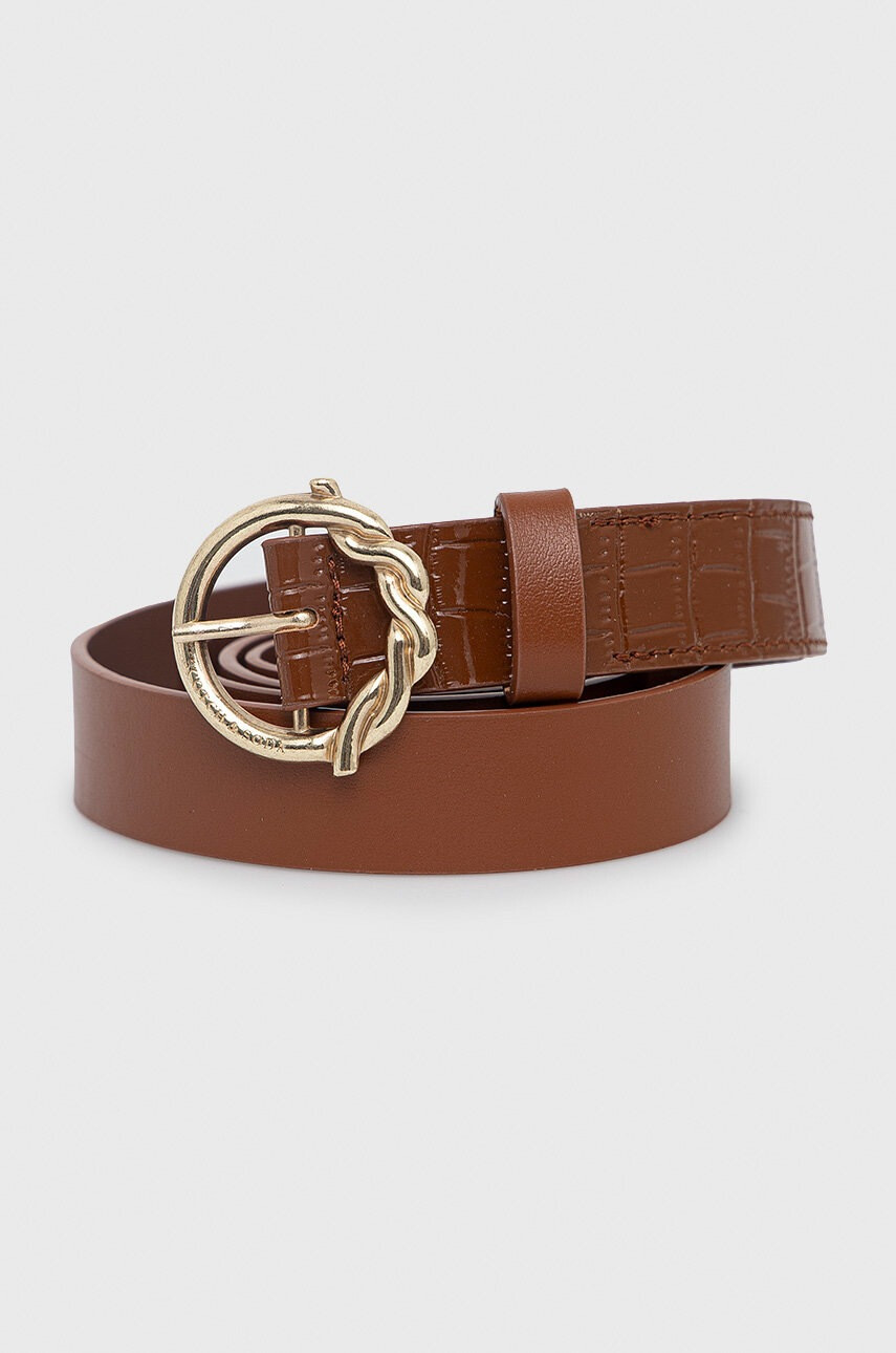 Scotch & Soda Кожен колан дамски в кафяво - Pepit.bg