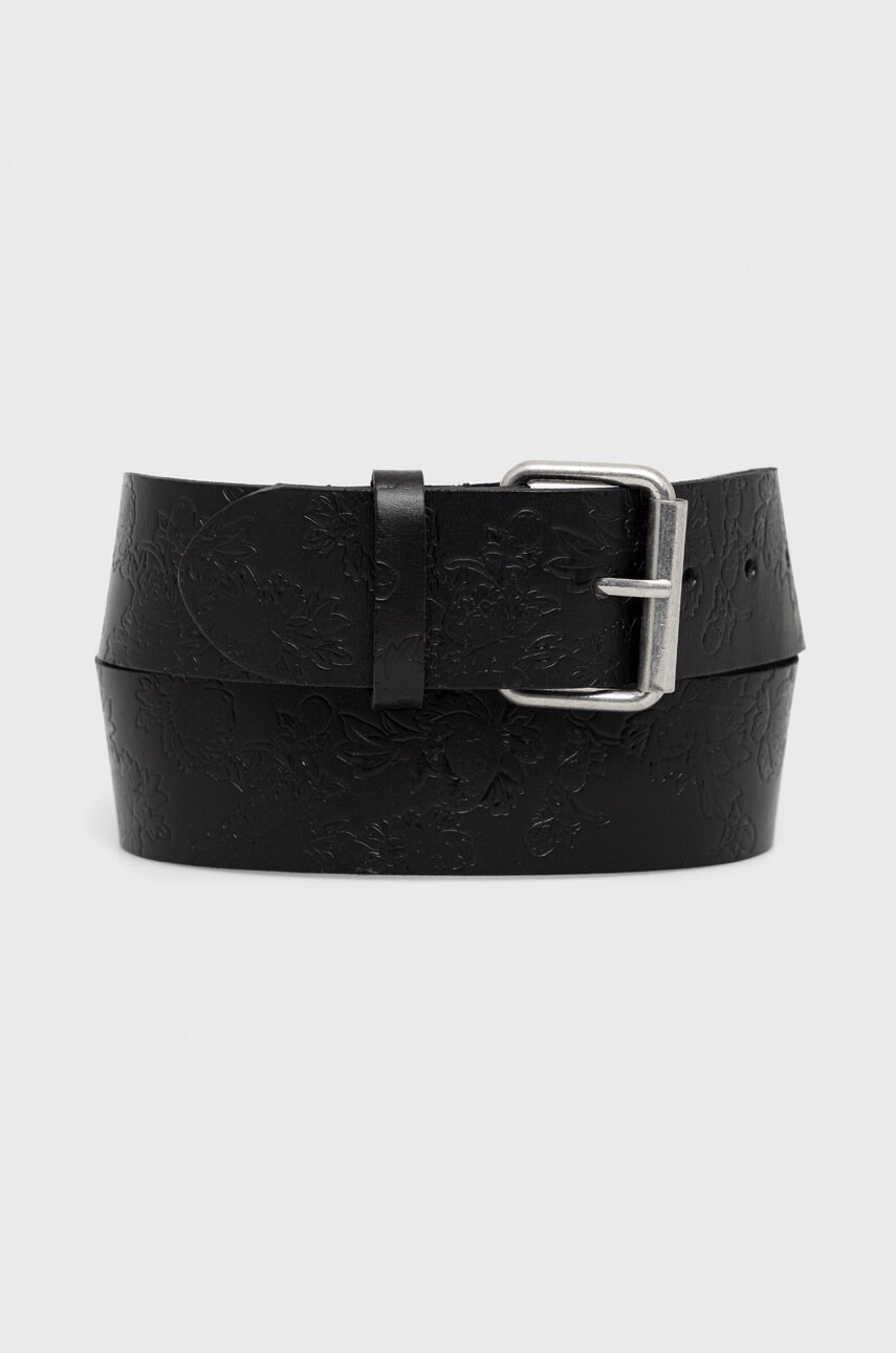 Scotch & Soda Кожен колан дамски в черно - Pepit.bg