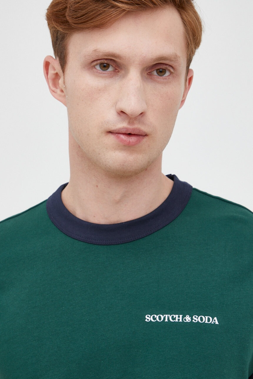 Scotch & Soda Памучна тениска - Pepit.bg