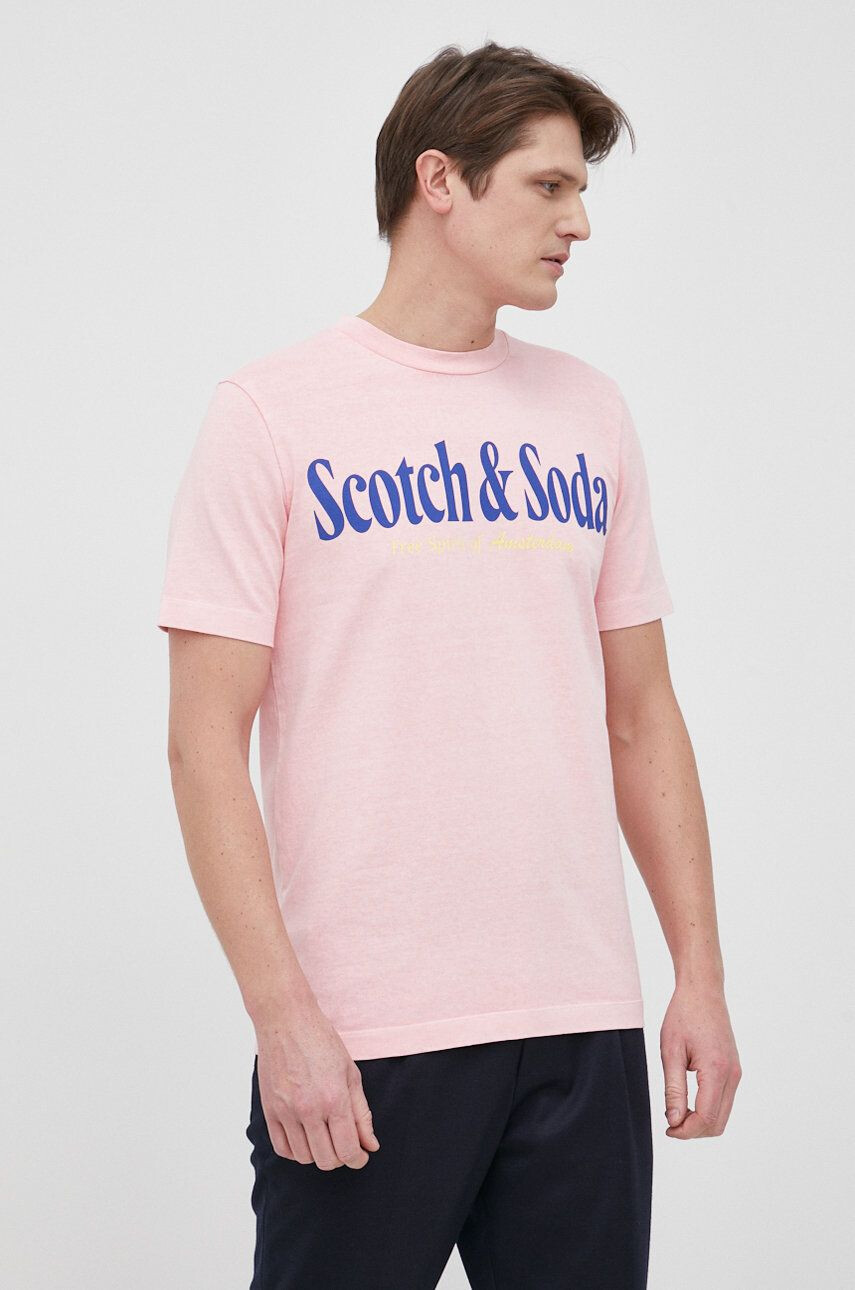 Scotch & Soda Памучна тениска - Pepit.bg