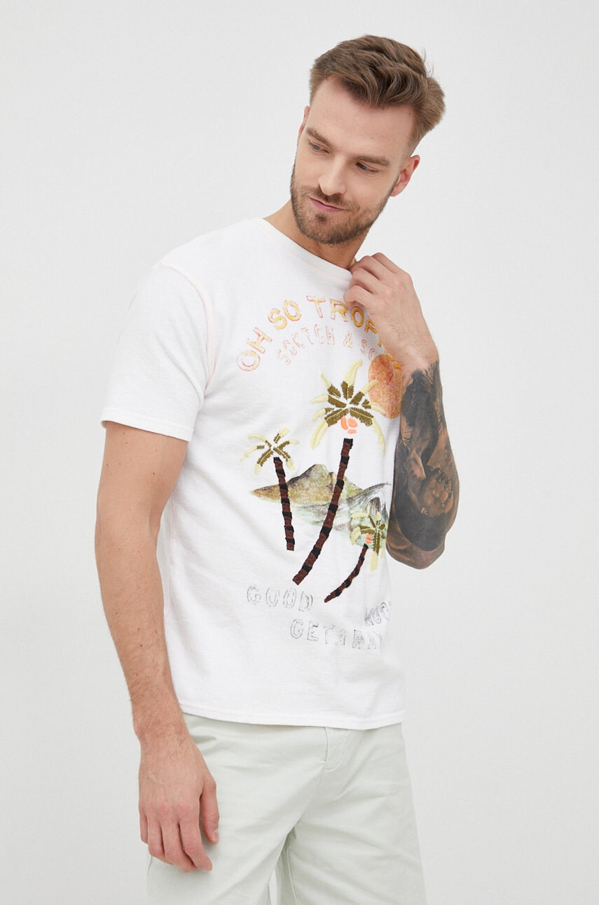 Scotch & Soda Памучна тениска - Pepit.bg