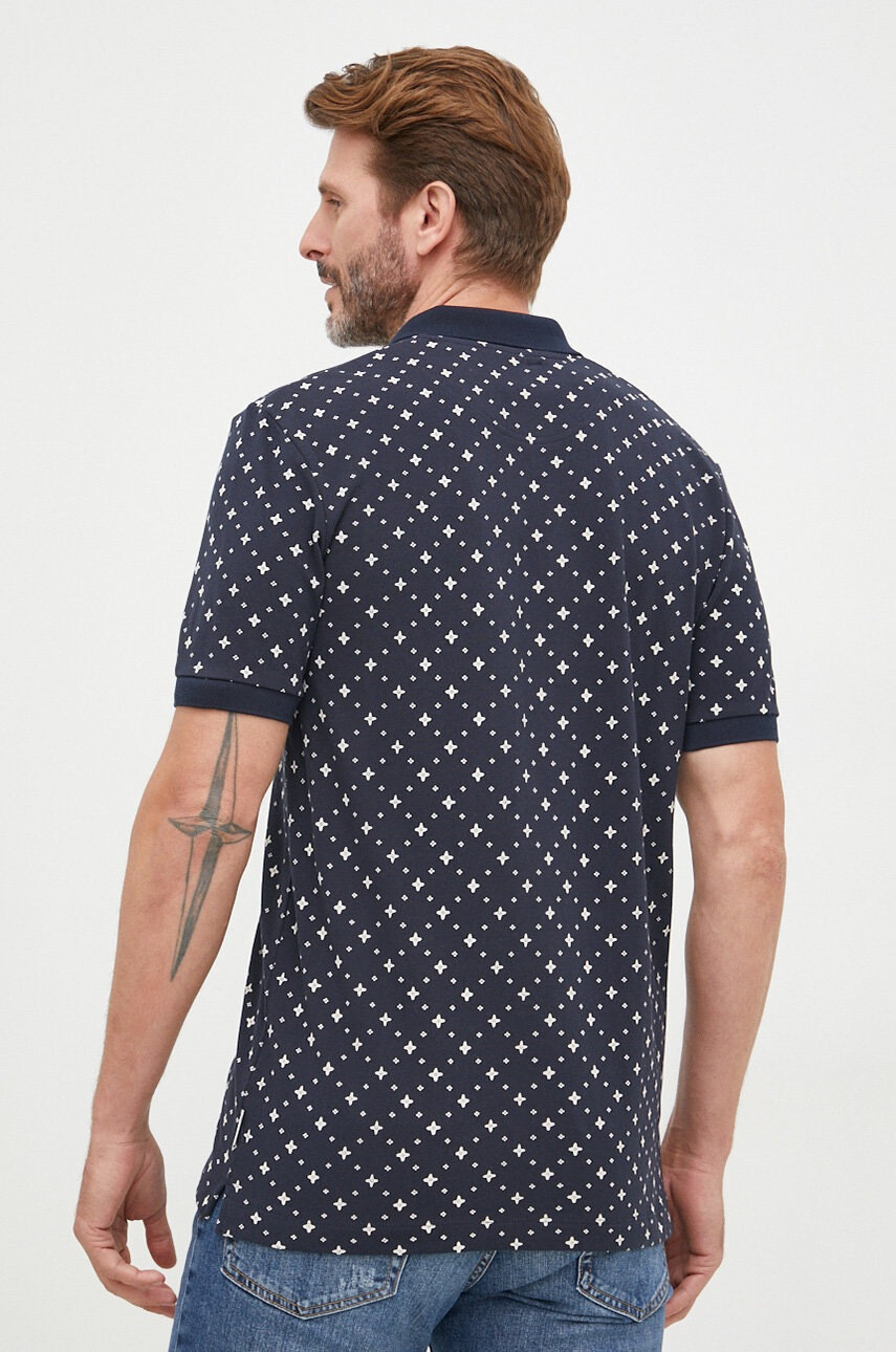 Scotch & Soda Памучна тениска с яка - Pepit.bg