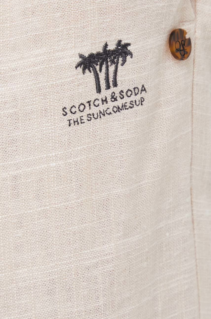 Scotch & Soda Панталони с лен - Pepit.bg
