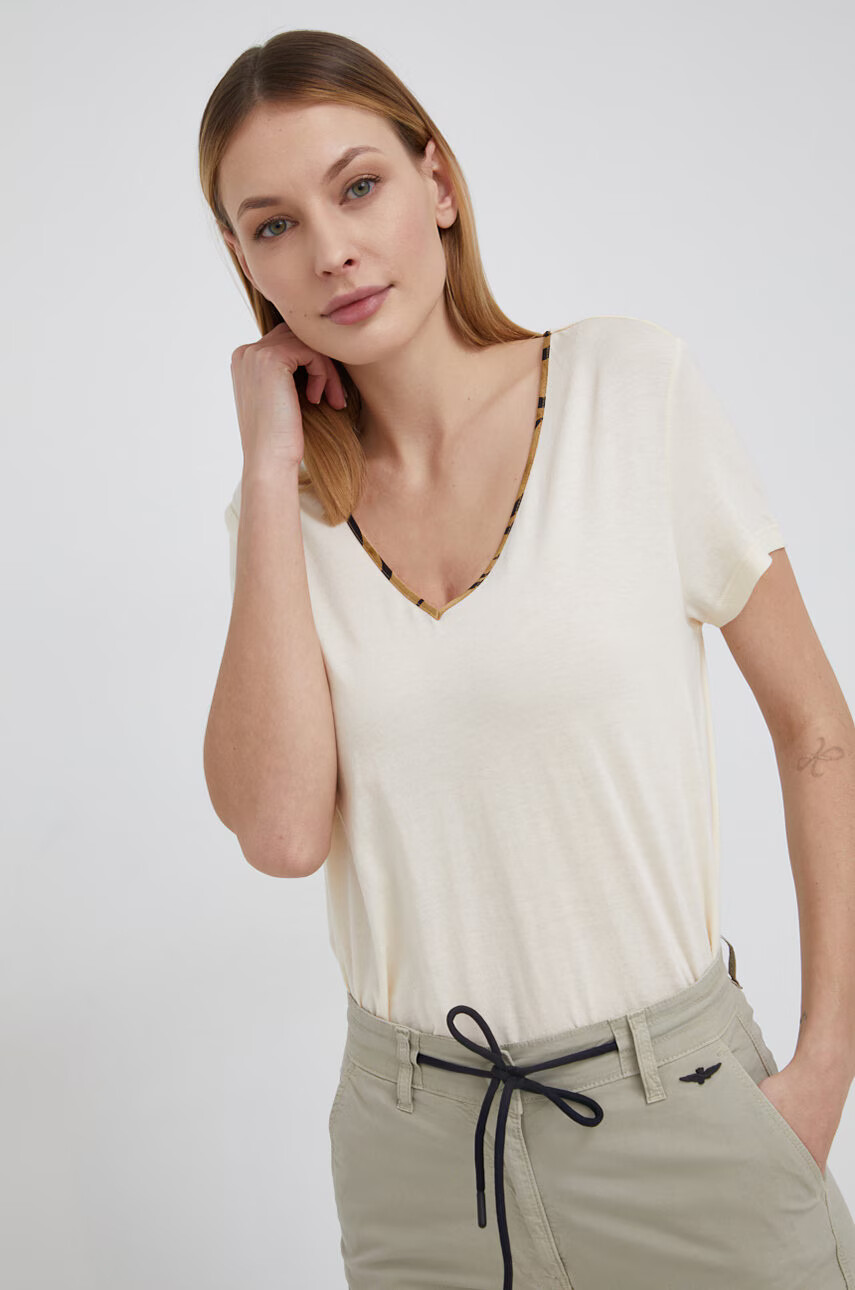 Scotch & Soda Тениска дамска в жълто - Pepit.bg