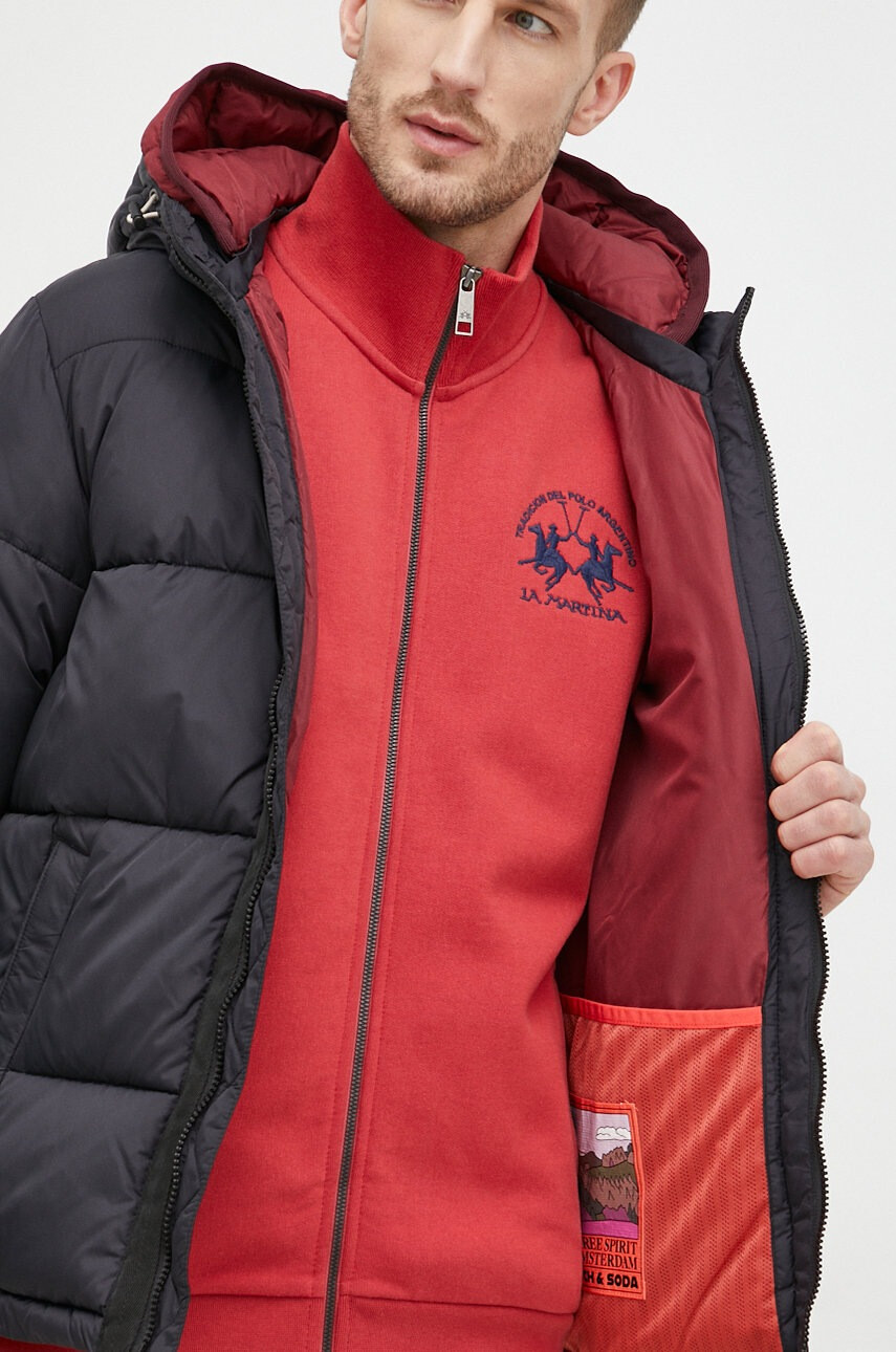 Scotch & Soda Яке в черно със зимна изолация - Pepit.bg