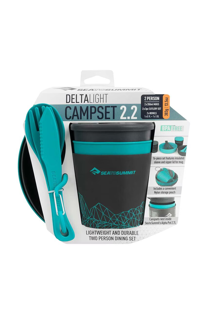 Sea to Summit Комплект съдове DeltaLight Camp Set 2.2 в сиво - Pepit.bg