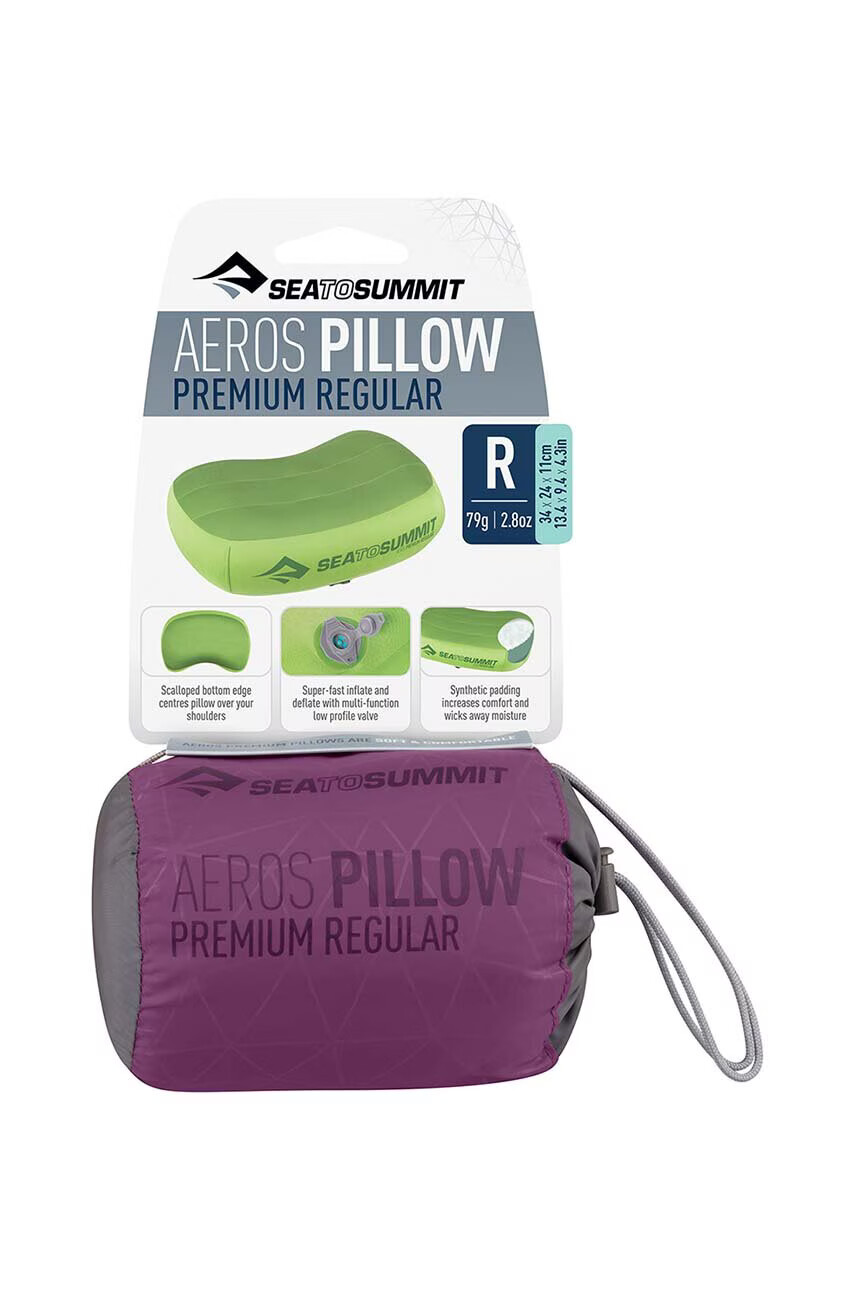 Sea to Summit Възглавничка Aeros Premium в синьо - Pepit.bg