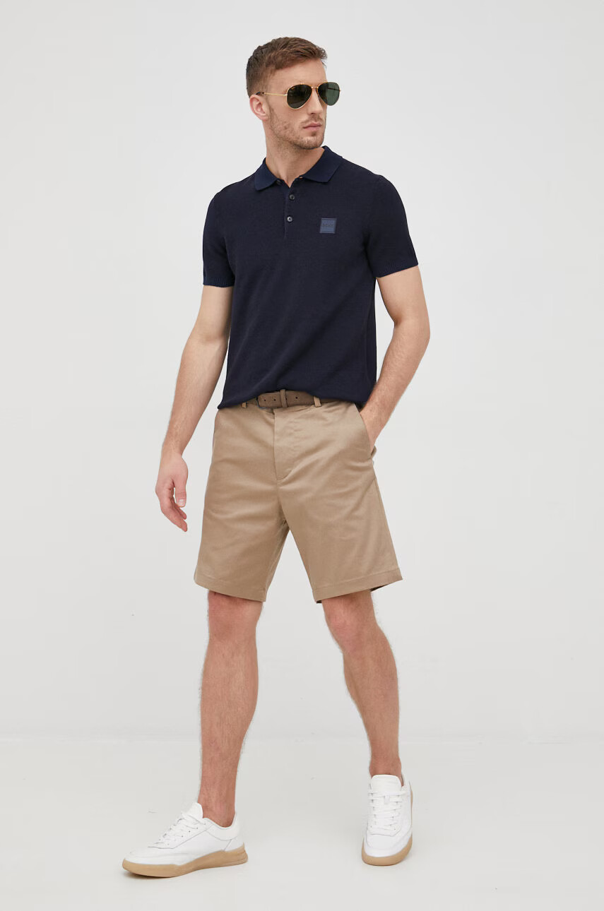 Selected Homme Къси панталони в бежово - Pepit.bg