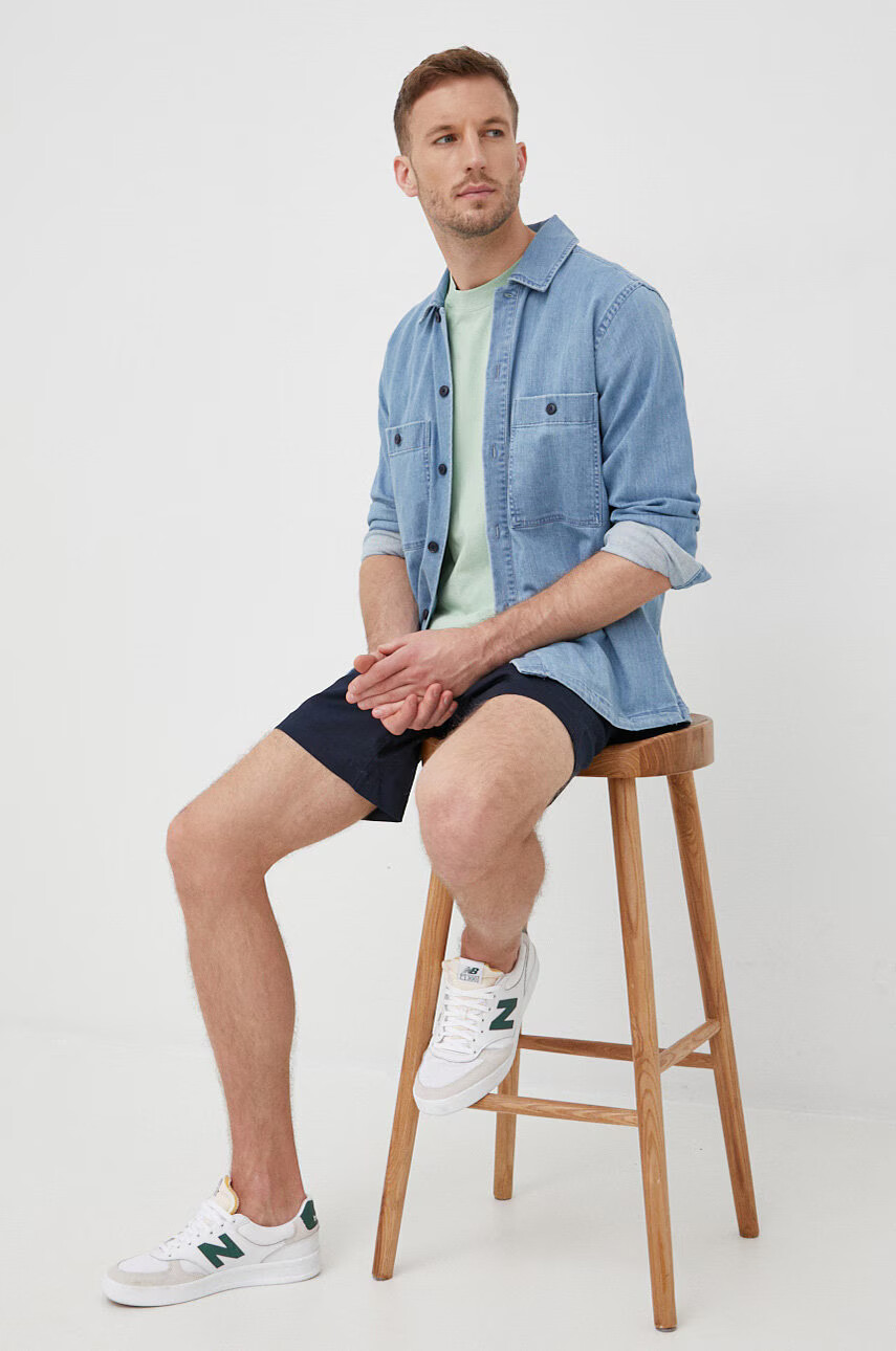 Selected Homme Къси панталони в тъмносиньо - Pepit.bg