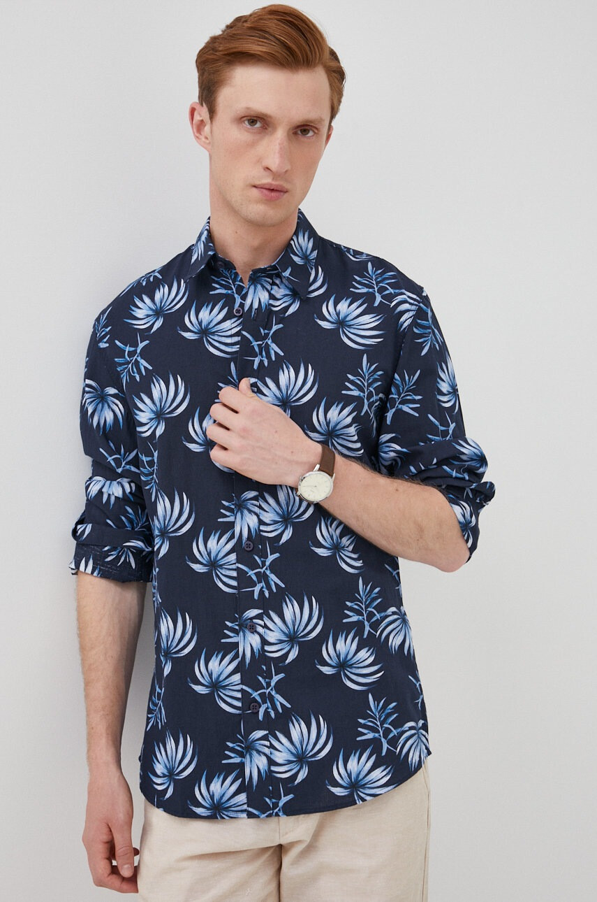 Selected Homme Риза с лен - Pepit.bg