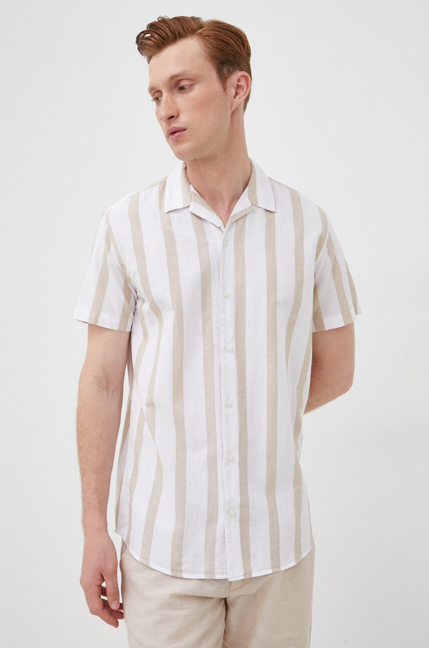 Selected Homme Риза с лен - Pepit.bg