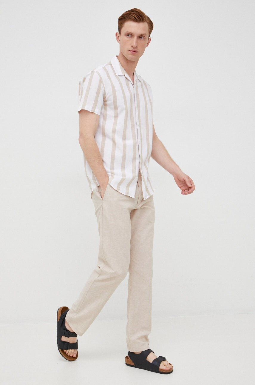 Selected Homme Риза с лен - Pepit.bg