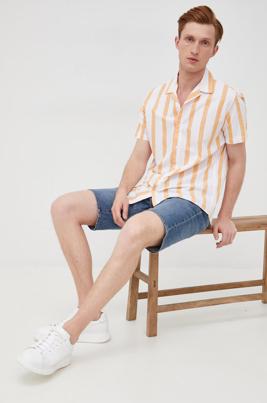 Selected Homme Риза с лен - Pepit.bg
