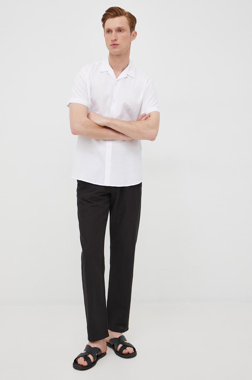 Selected Homme Риза с лен - Pepit.bg