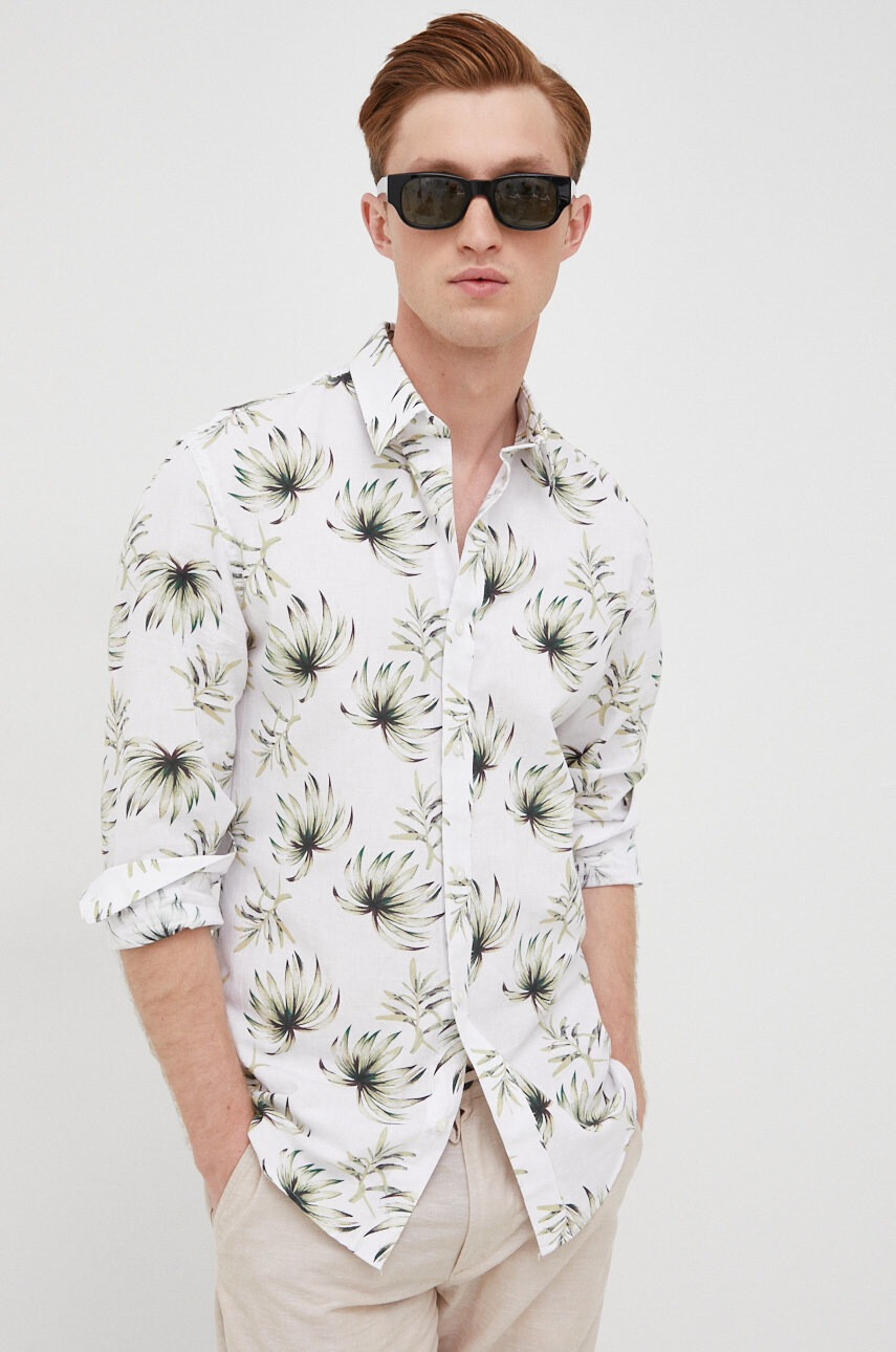Selected Homme Риза с лен - Pepit.bg