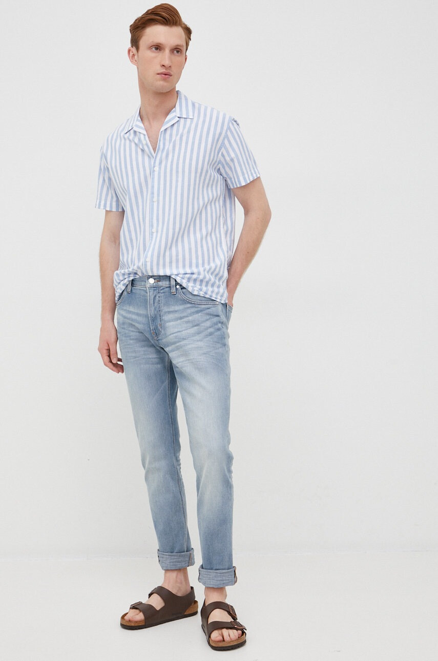 Selected Homme Риза с лен - Pepit.bg