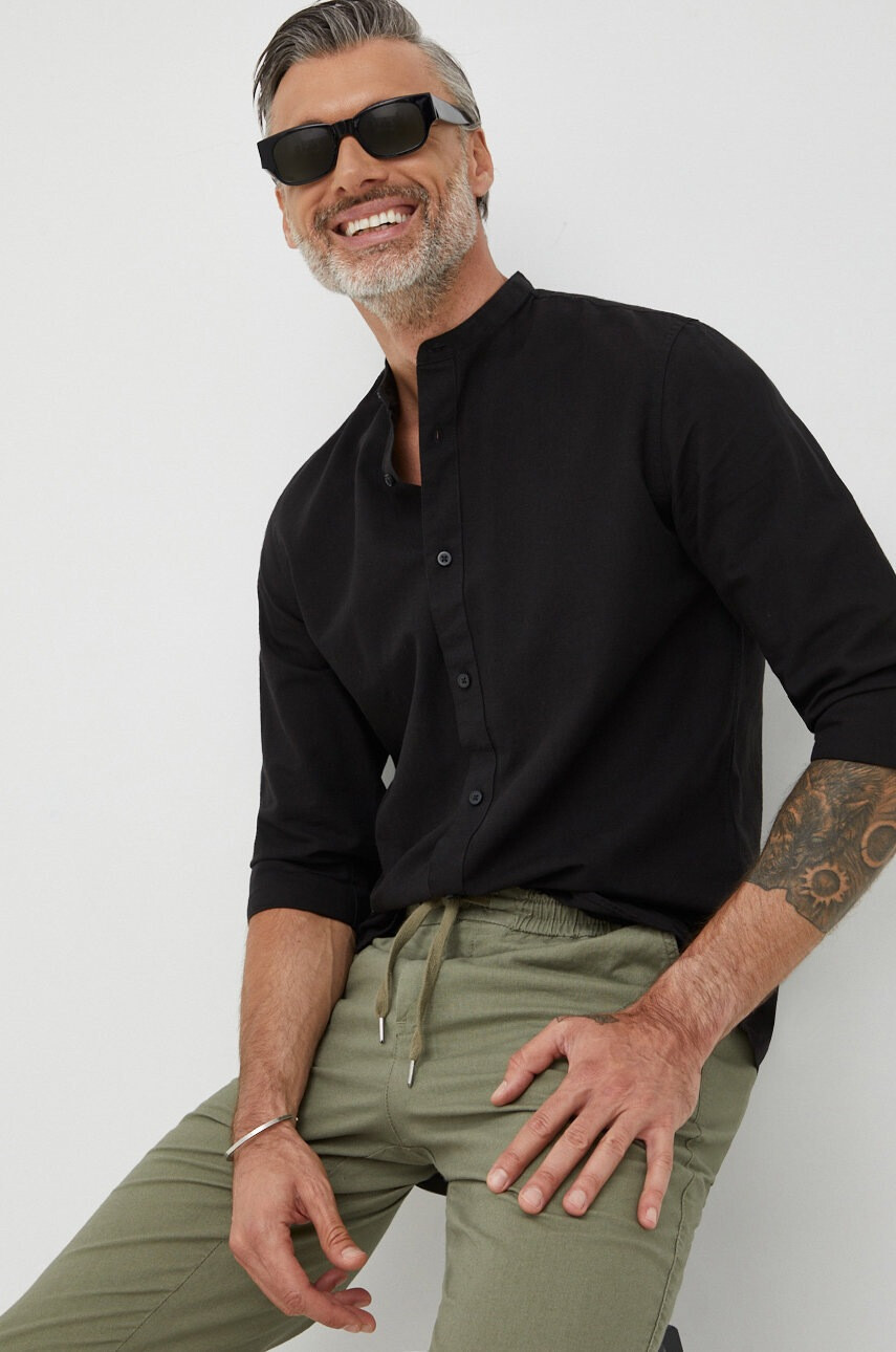Selected Homme Риза с лен - Pepit.bg