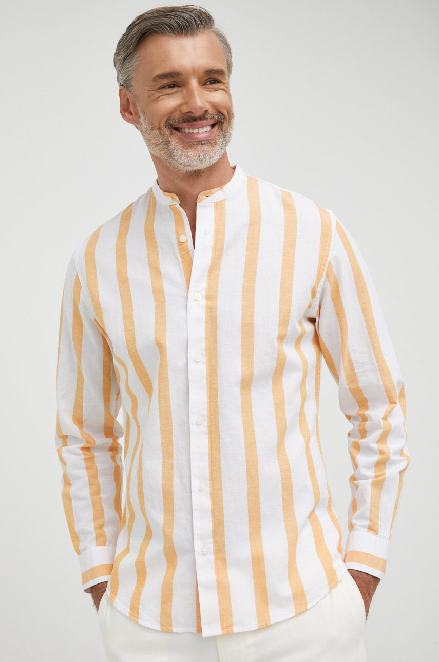 Selected Homme Риза с лен - Pepit.bg