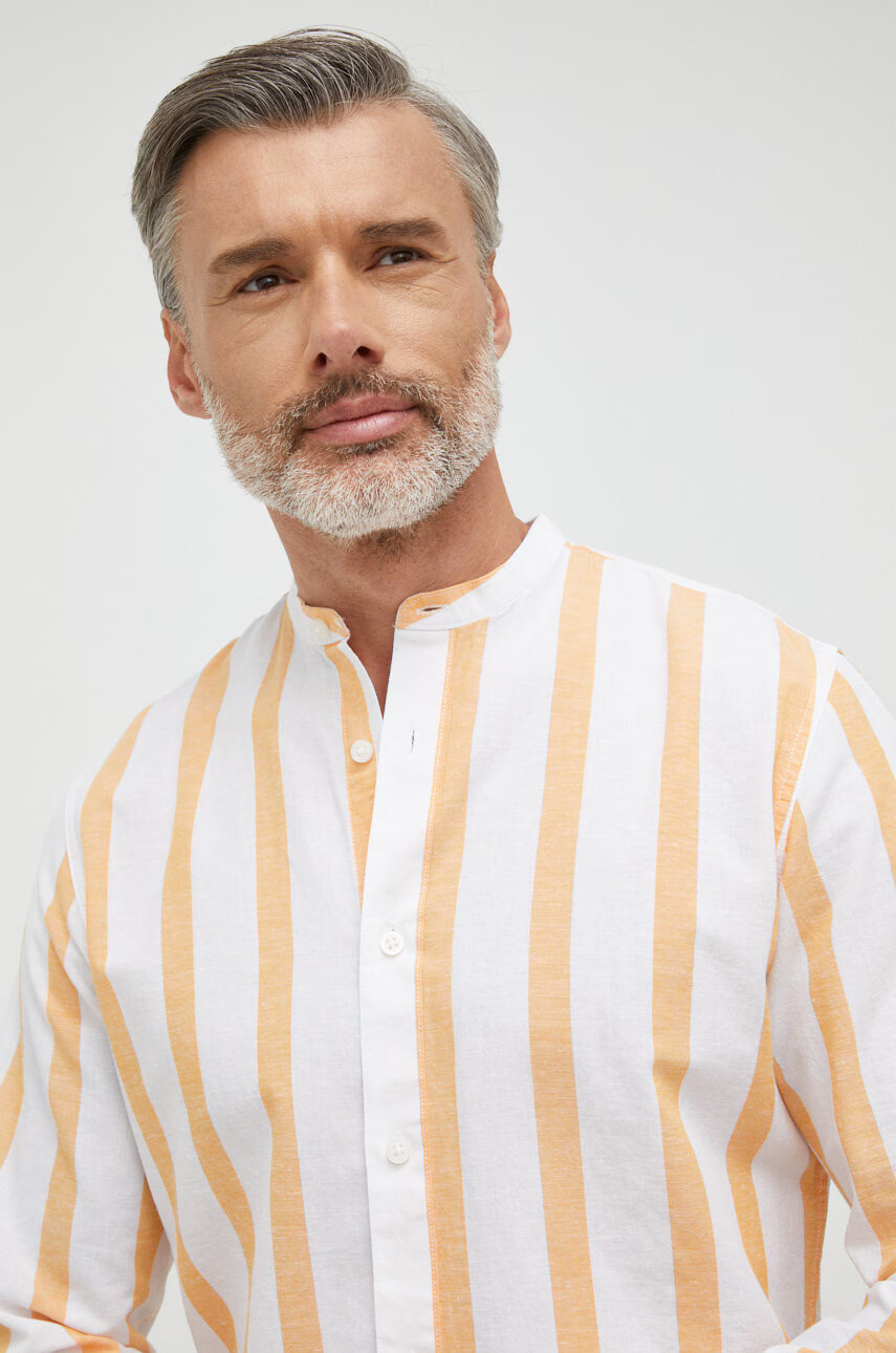 Selected Homme Риза с лен - Pepit.bg