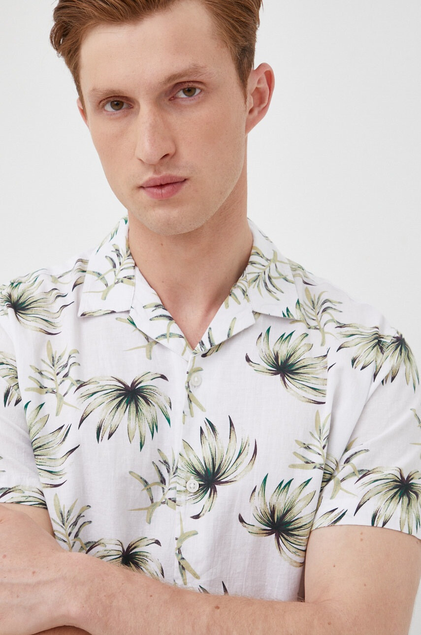 Selected Homme Риза с лен - Pepit.bg