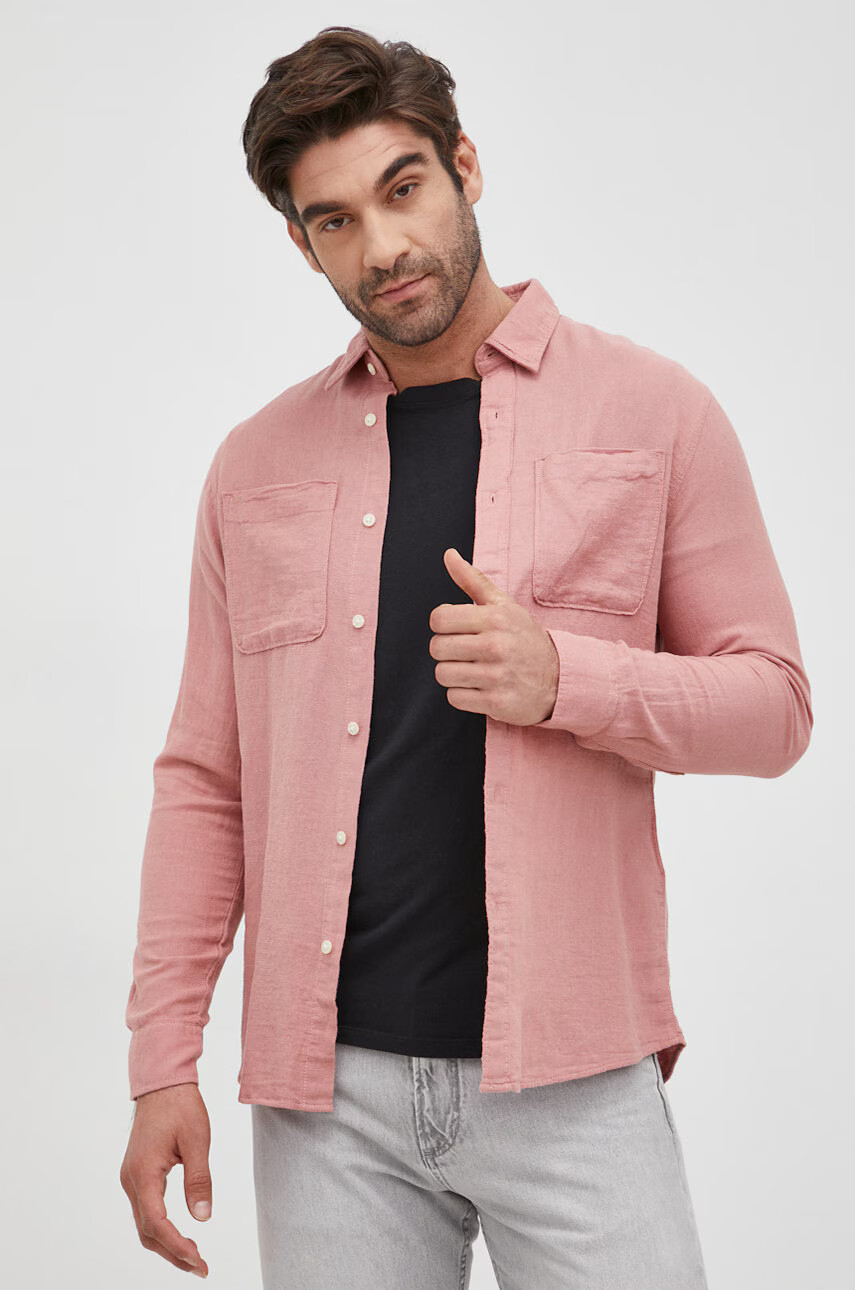 Selected Homme Риза с лен - Pepit.bg