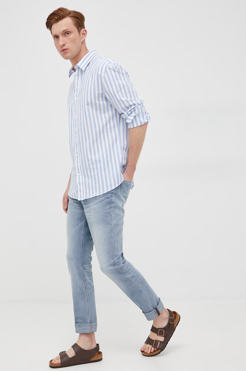 Selected Homme Риза с лен - Pepit.bg
