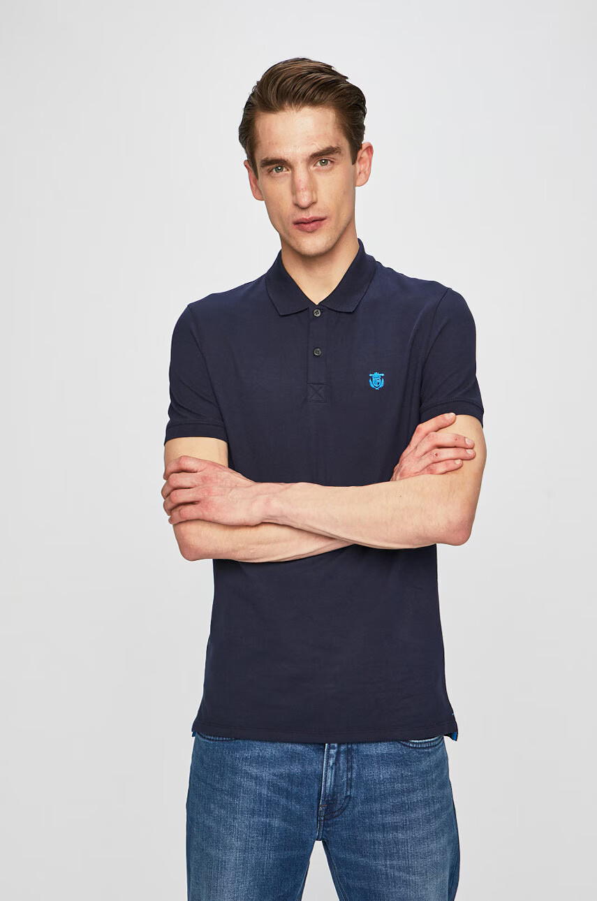Selected Homme Тениска с яка - Pepit.bg