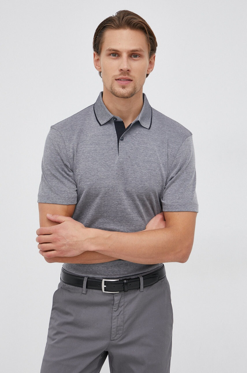 Selected Homme Тениска с яка - Pepit.bg