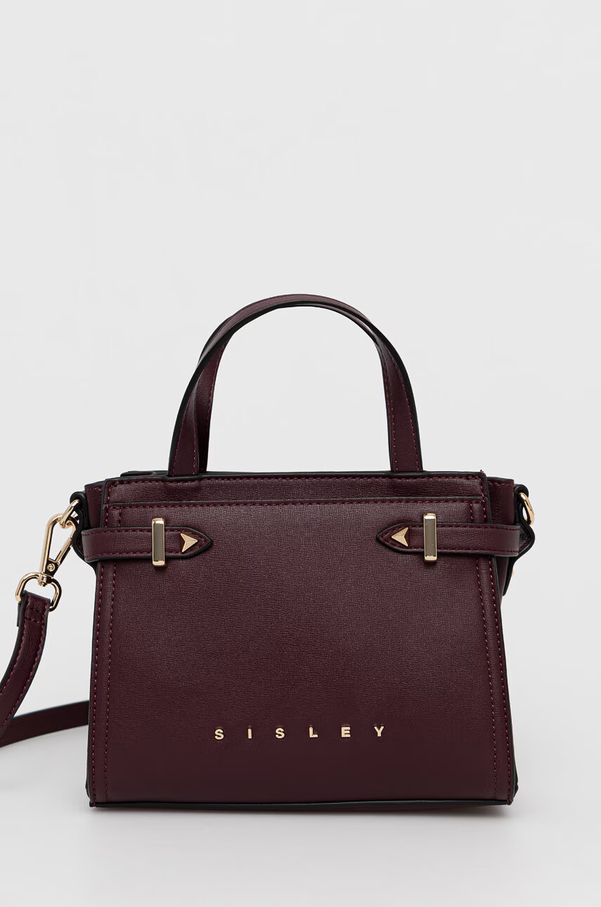 Sisley Чанта в бордо - Pepit.bg