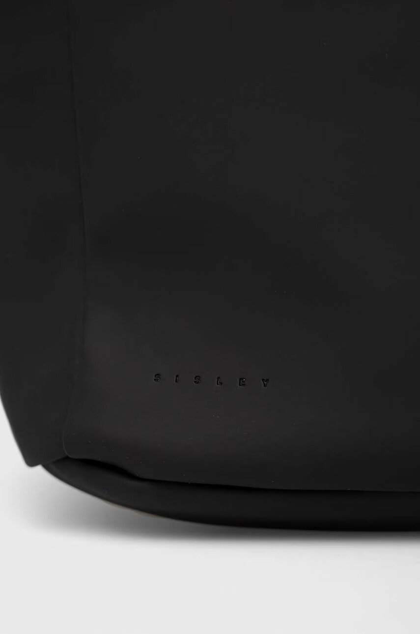 Sisley Раница в черно голям размер с изчистен дизайн - Pepit.bg