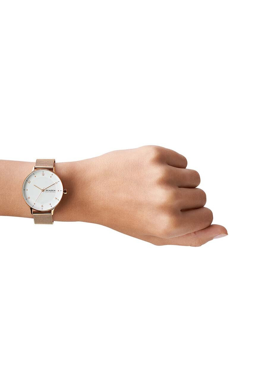 Skagen Часовник дамски в златисто - Pepit.bg