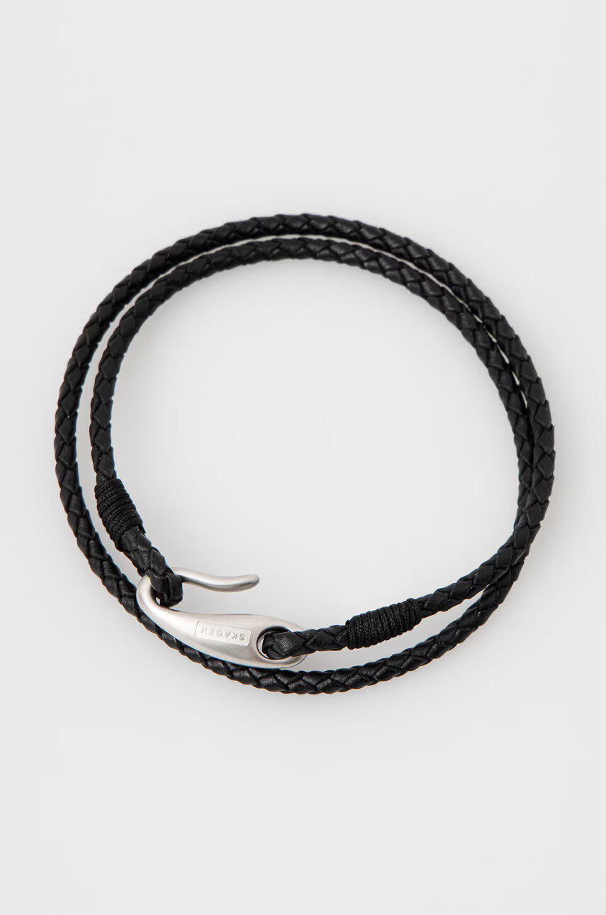 Skagen Кожена гривна - Pepit.bg