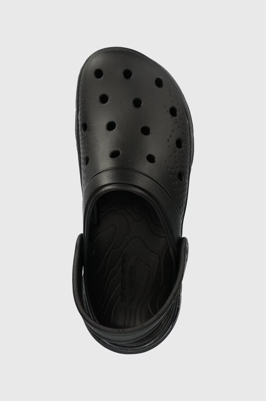 Skechers Чехли в черно - Pepit.bg