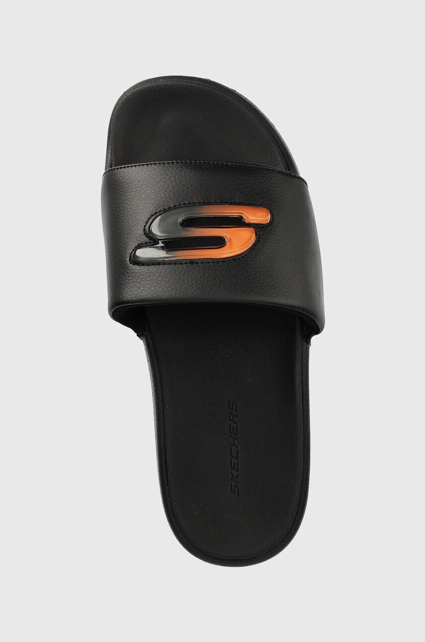 Skechers Чехли в черно - Pepit.bg