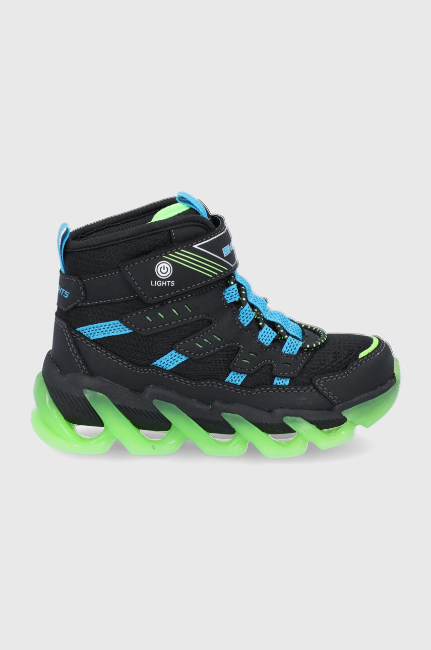 Skechers Детски апрески в черно - Pepit.bg