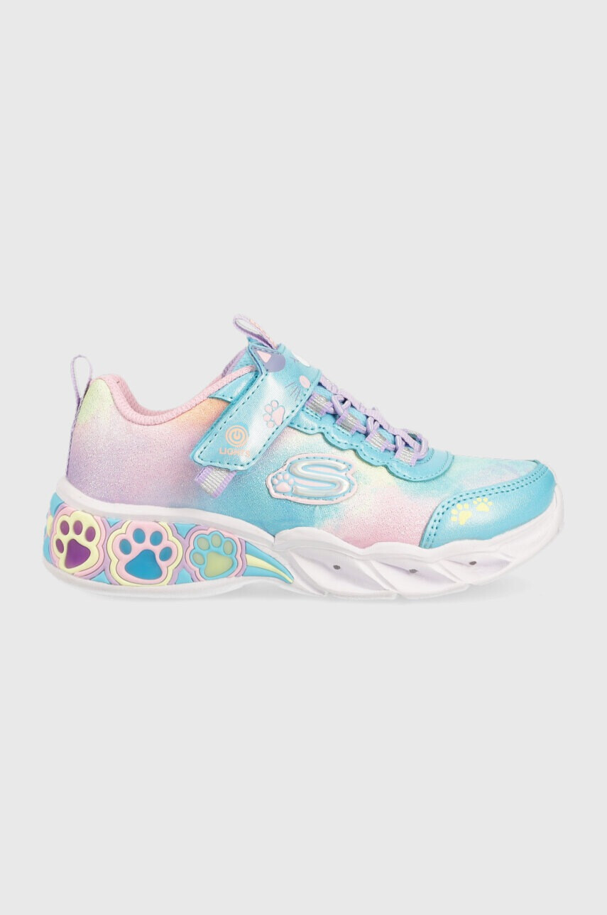 Skechers Детски маратонки в тюркоазено - Pepit.bg