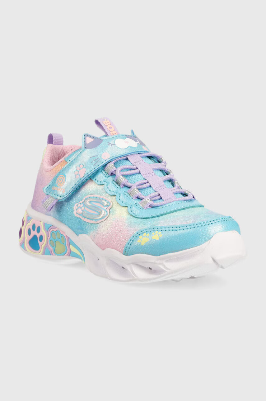 Skechers Детски маратонки в тюркоазено - Pepit.bg