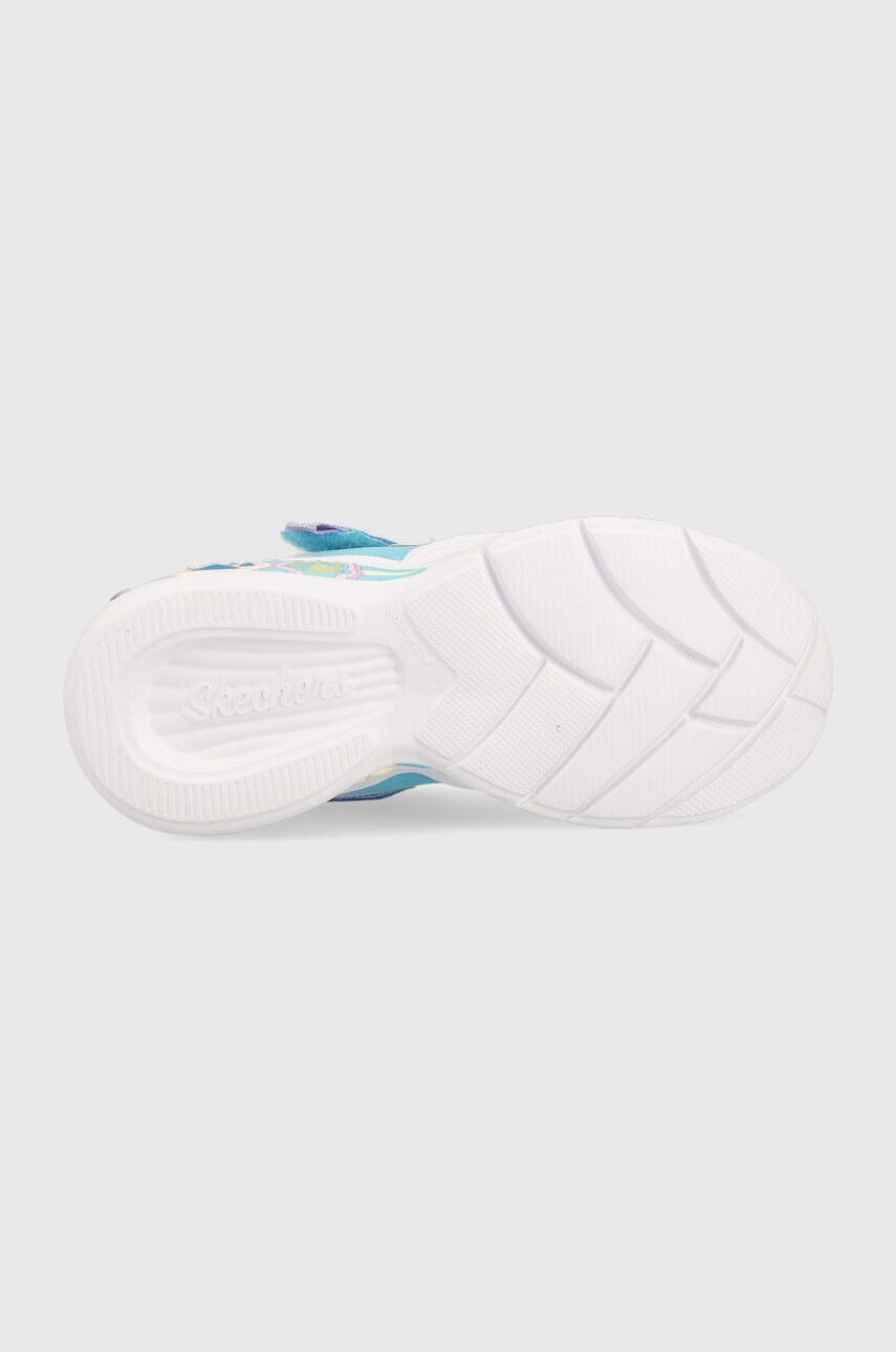 Skechers Детски маратонки в тюркоазено - Pepit.bg