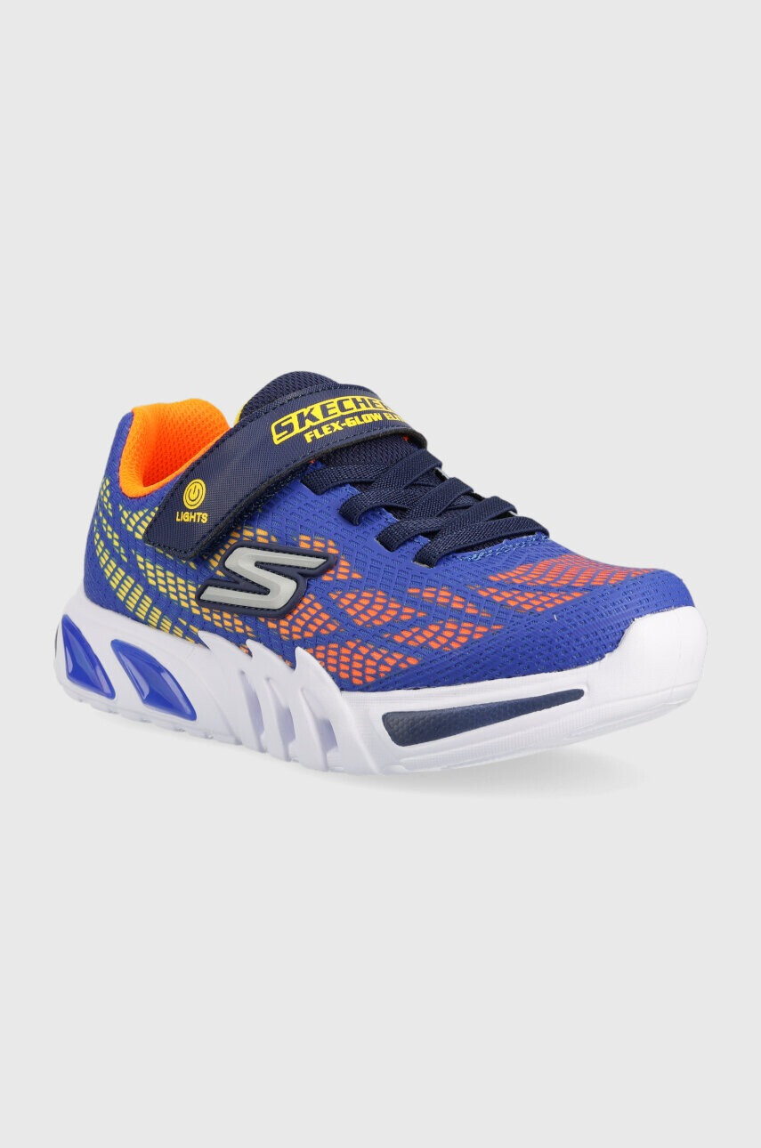 Skechers Детски маратонки Flex-Glow Elite Vorlo в тъмносиньо - Pepit.bg