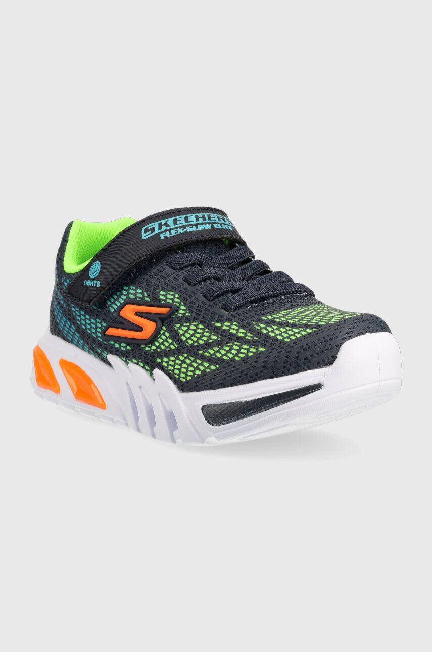 Skechers Детски маратонки Flex-Glow Elite Vorlo в тъмносиньо - Pepit.bg