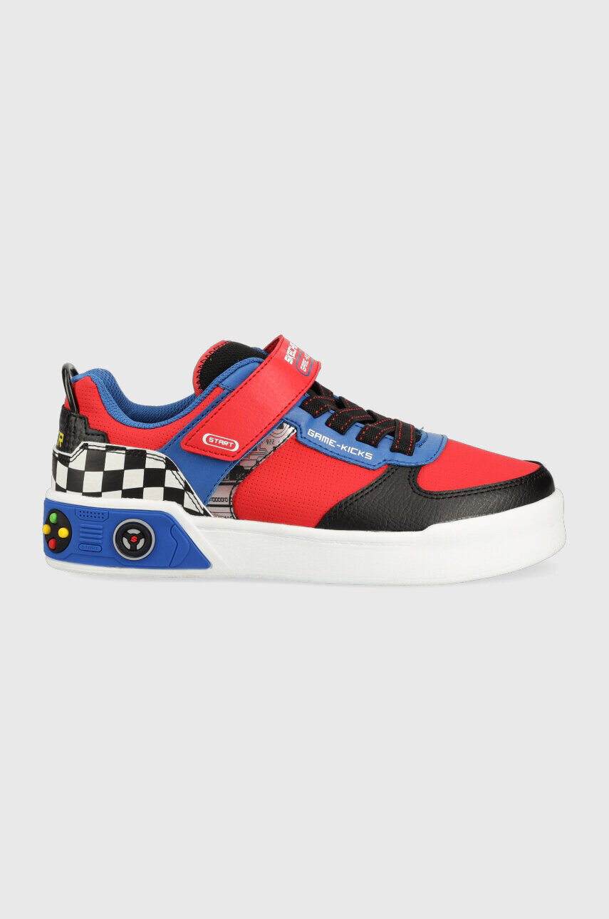 Skechers Детски маратонки Game Court в червено - Pepit.bg