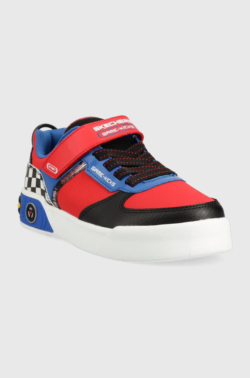 Skechers Детски маратонки Game Court в червено - Pepit.bg