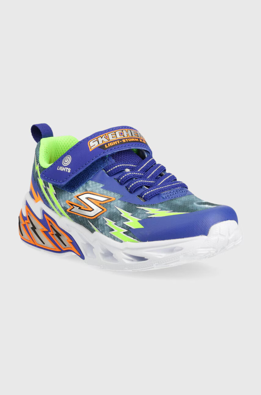 Skechers Детски маратонки Light Storm 2.0 в тъмносиньо - Pepit.bg