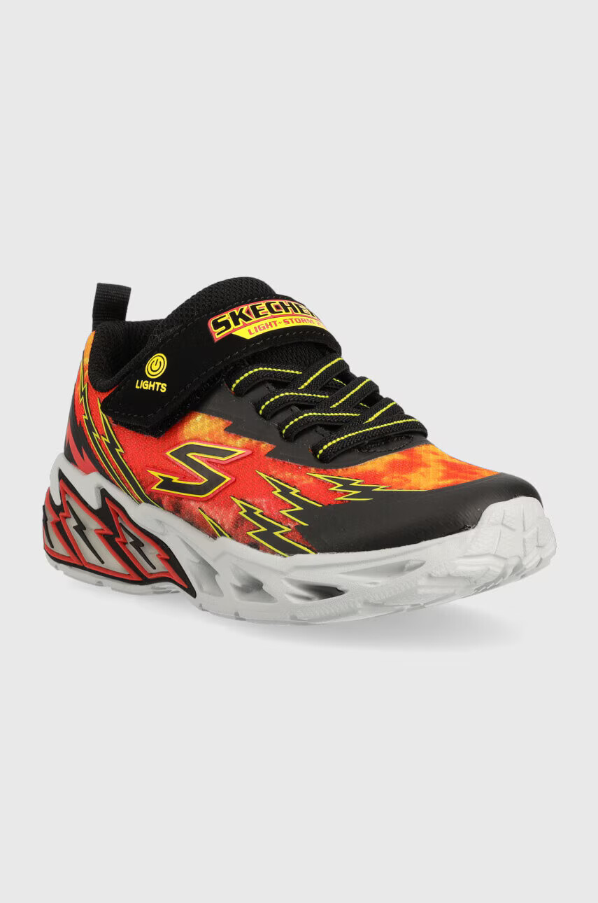 Skechers Детски маратонки Light Storm 2.0 в черно - Pepit.bg