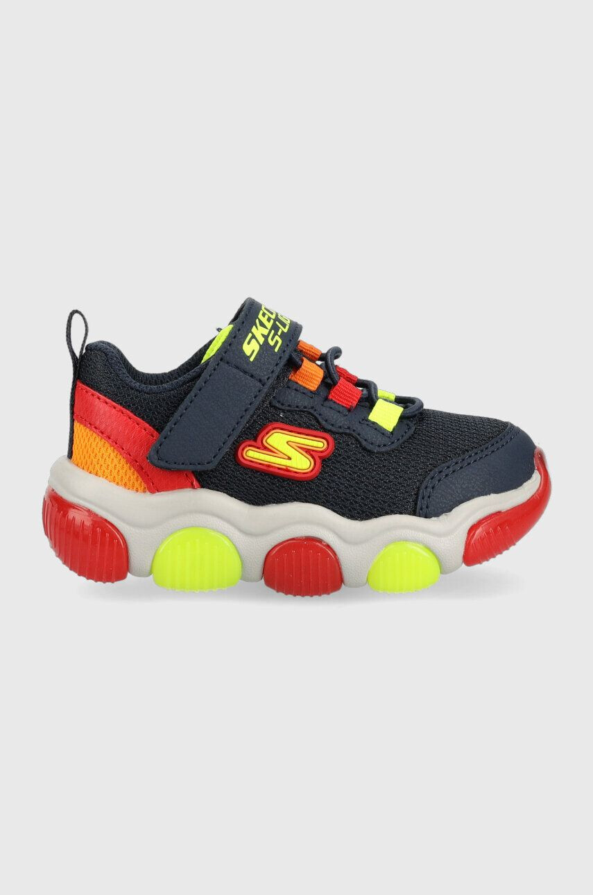 Skechers Детски маратонки Mighty Glow в тъмносиньо - Pepit.bg